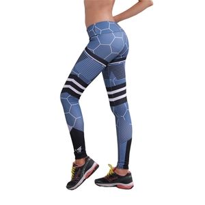 Leggings for women Blue and white and black